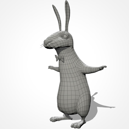Partyhase body/half wireframe